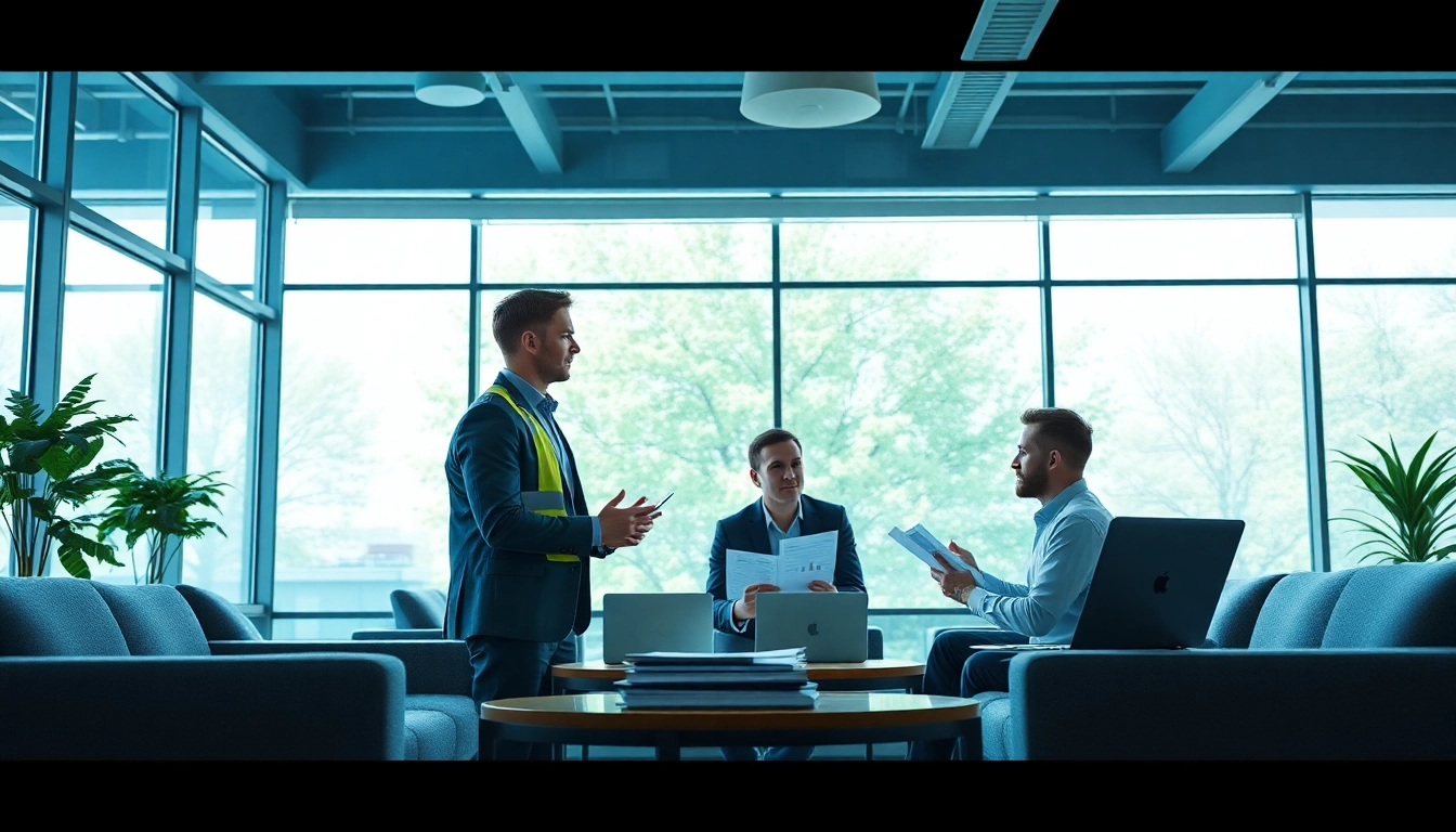 Engaged consultants providing Provo EHS Consulting services in a professional office environment.