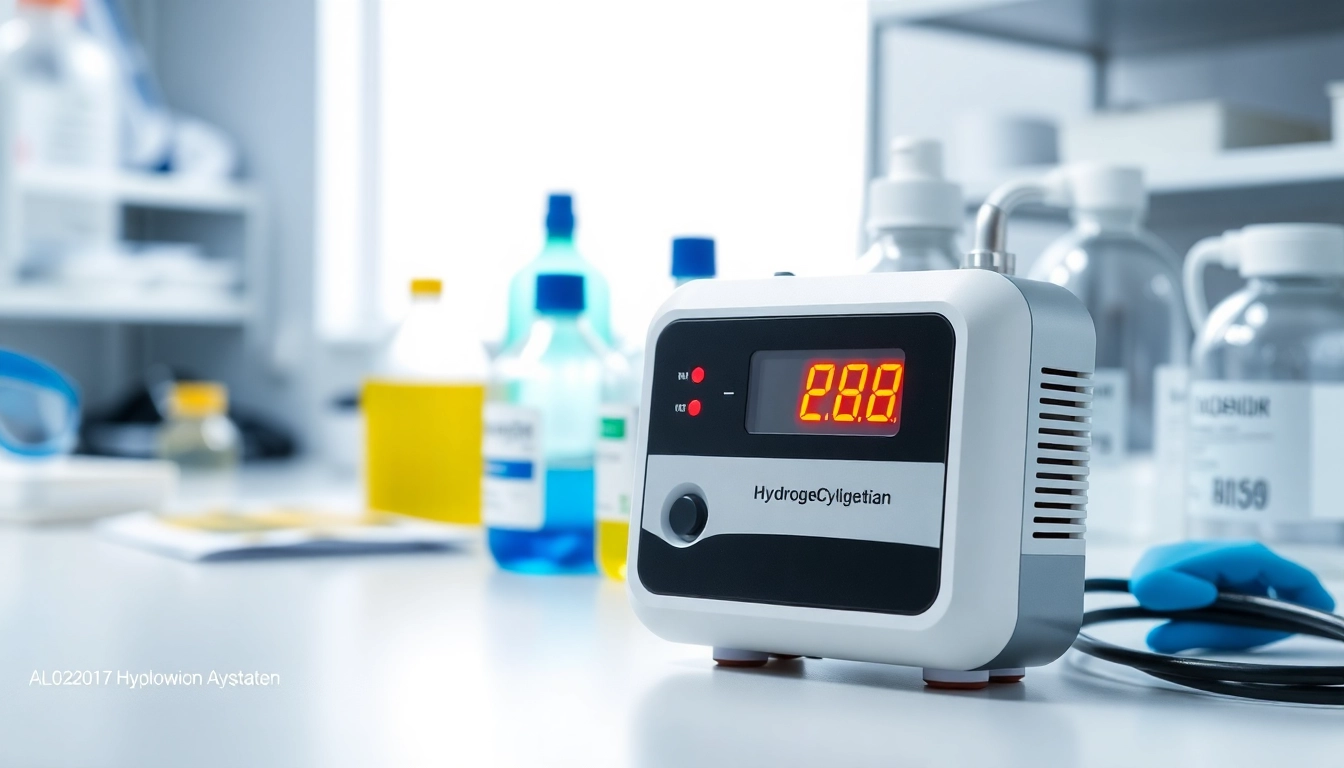 Hydrogen Cyanide gas detector displaying clear numerical readings in a modern laboratory environment.