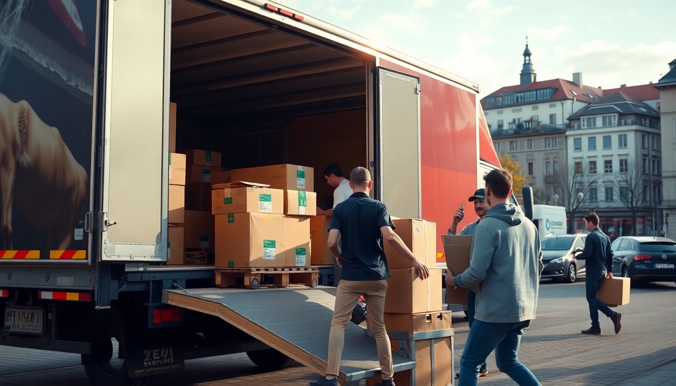 Professional movers in Nürnberg handling a seamless Umzug Nürnberg, ensuring safe transport of belongings.