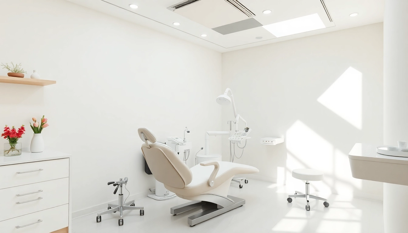 Receive a Fett-weg Spritze treatment in a calm, well-lit clinic setting for aesthetic procedures.