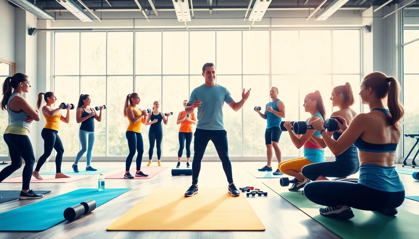 Engaged gym members working out together at the best gym near me, emphasizing community and energy.