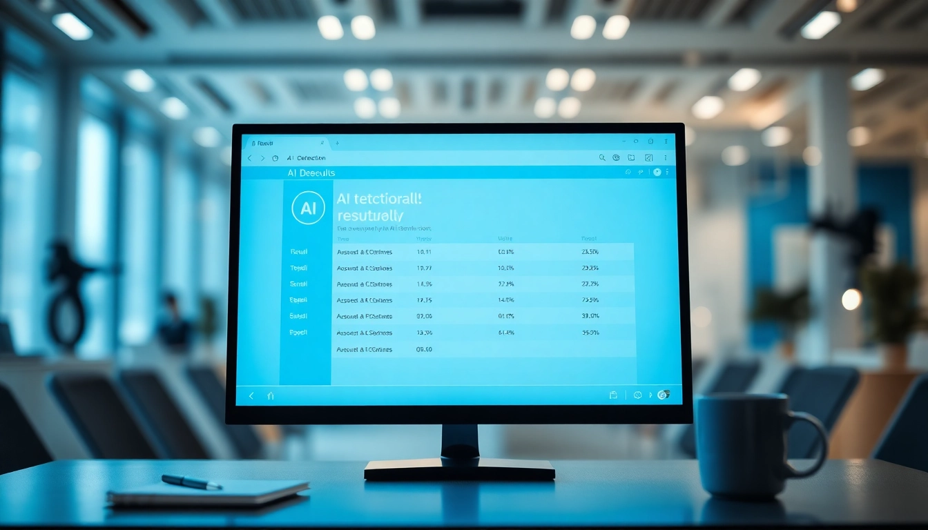 Analyze content with an efficient ai checker in a modern workspace environment.