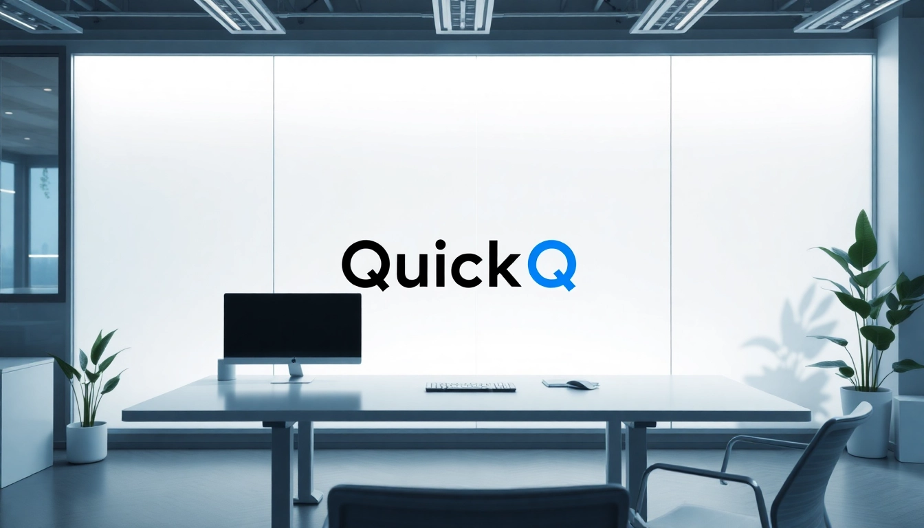 Showcasing QuickQ官网 with engaging interface and modern design elements for an effective workspace.