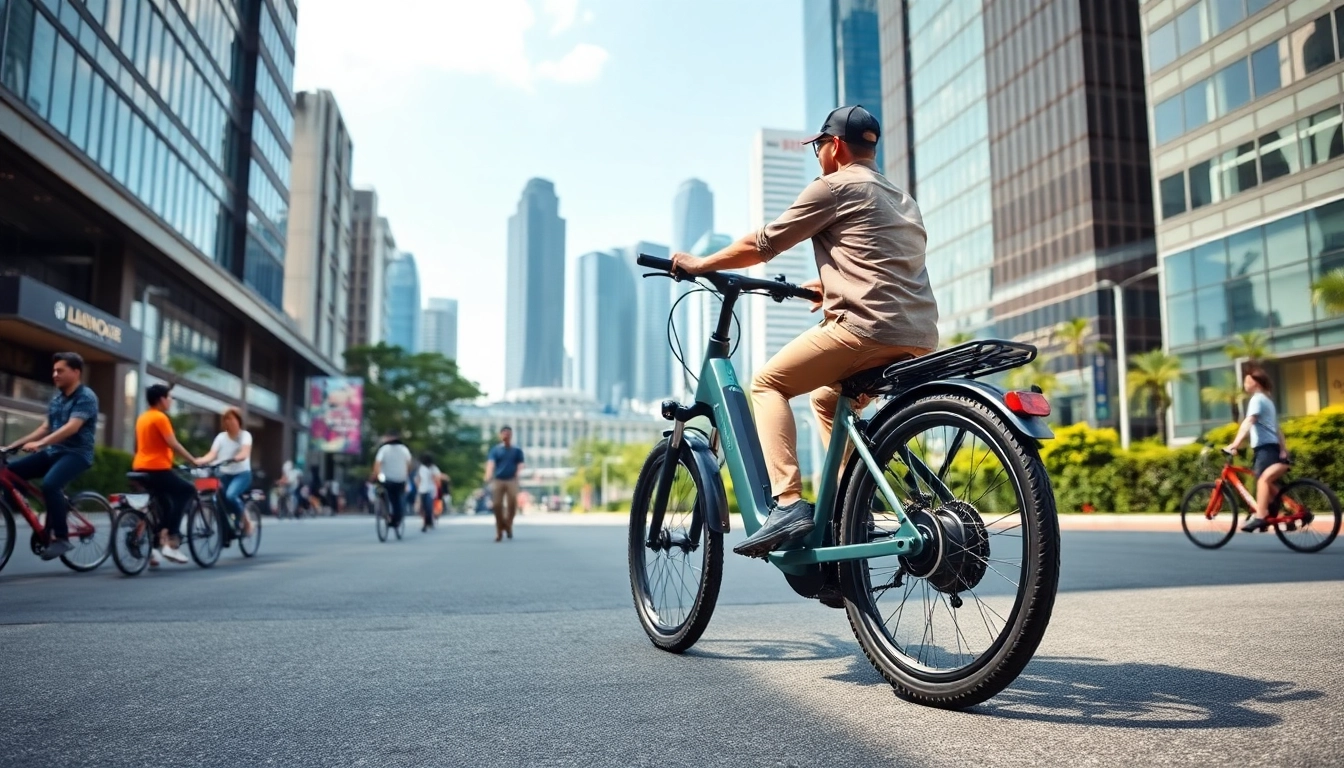 Ride an ebike Singapore through the streets, showcasing modern design and urban mobility.