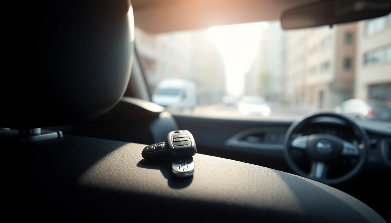 Locate lost car keys on a driver's seat showcasing vibrant colors and natural lighting