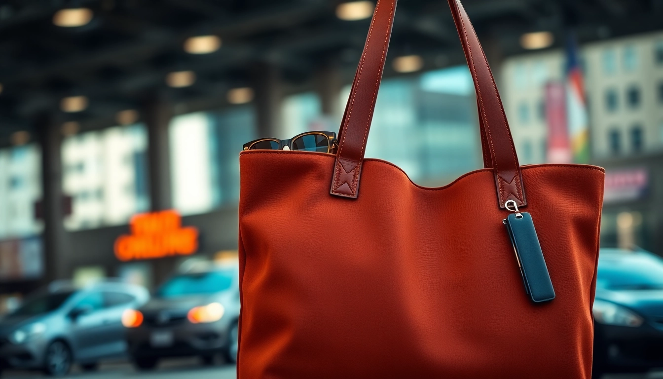 Stylish tote bag designed for carrying daily essentials with elegance.
