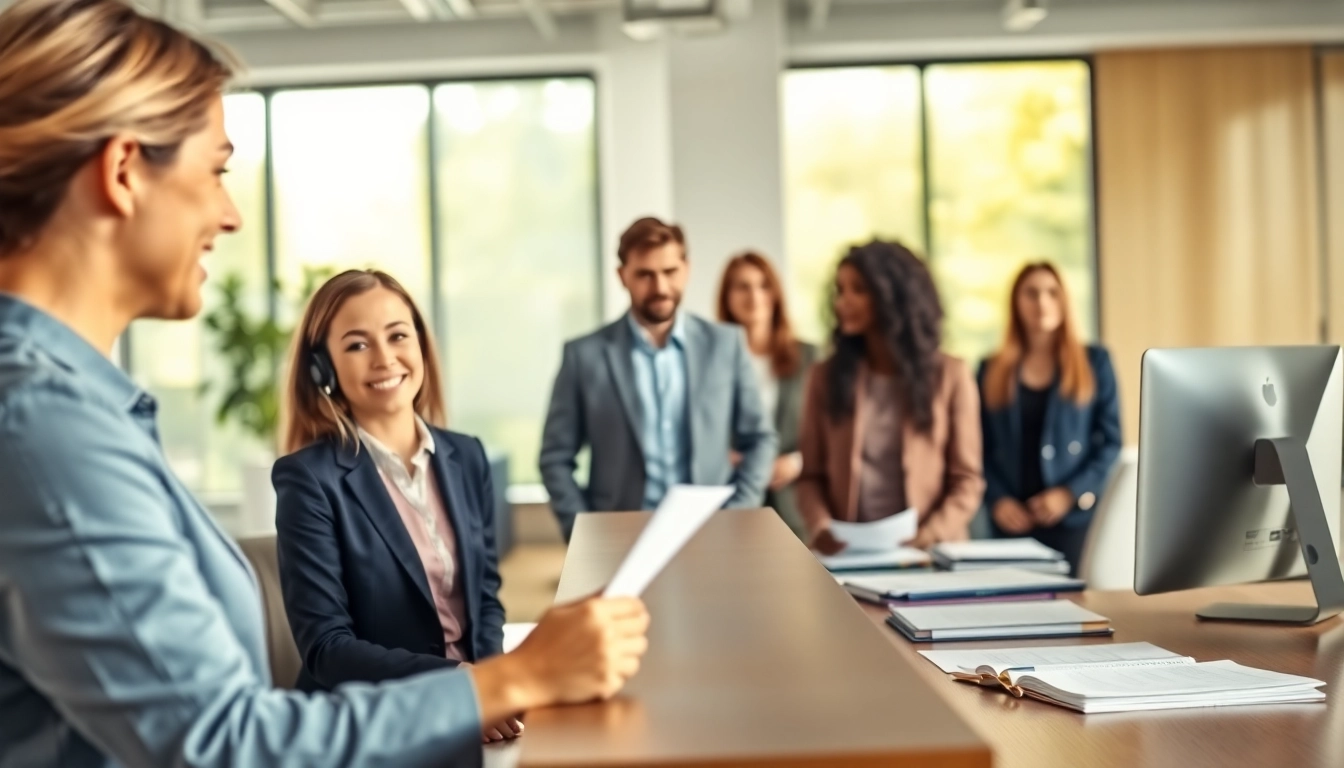 Enhance your law firm's efficiency with expert Legal Intake Services in a professional office setting.
