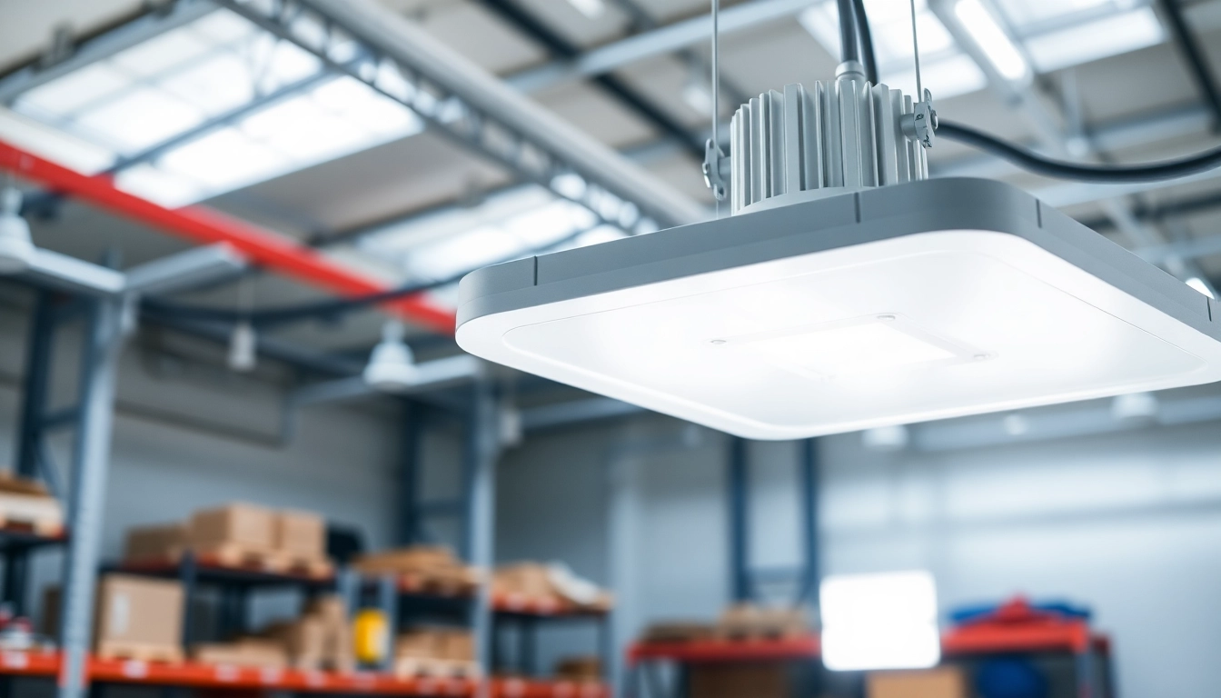 Installing a high-quality vapor tight light fixture in a durable industrial environment.