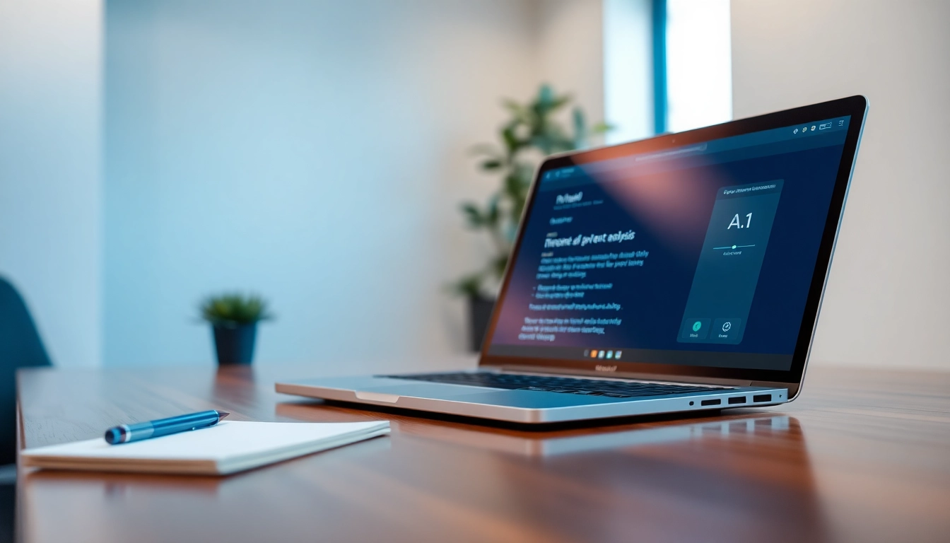 Evaluate text using the ai detector tool in a professional tech environment.