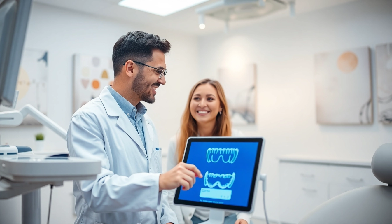 Engaging consultation at level orthodontics, showcasing professionalism and patient-centered care.