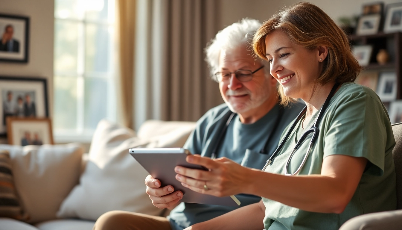 Provide compassionate in home care austin tx with a caregiver supporting a senior at home.