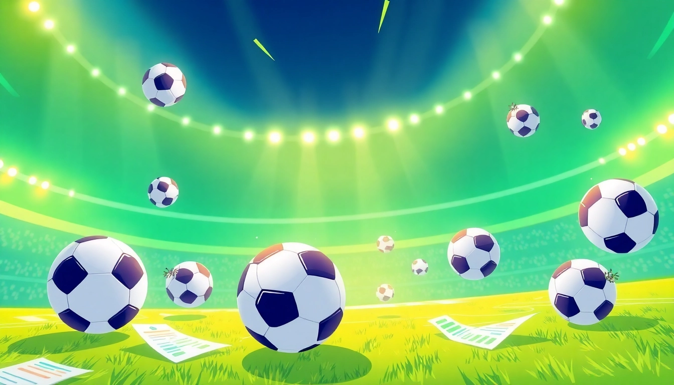 Engaging scene of mixing parlay bets in soccer, showcasing excitement and action.