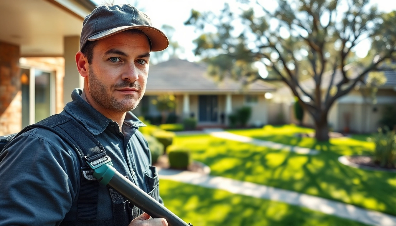 Pest control Sydney technician effectively treating pests in a residential area, demonstrating expert services.