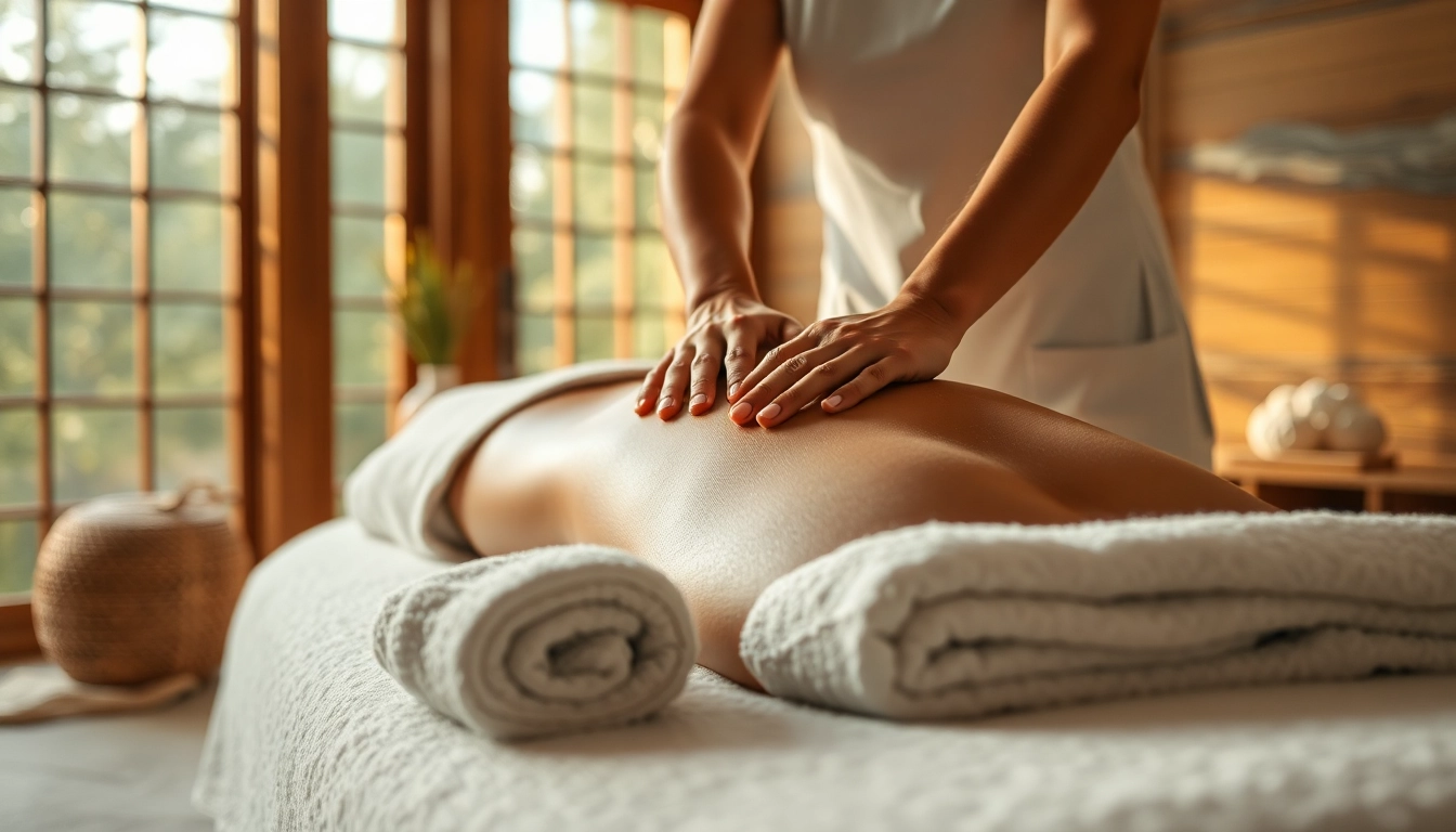 Experience a soothing griesbach massage in a tranquil spa environment.