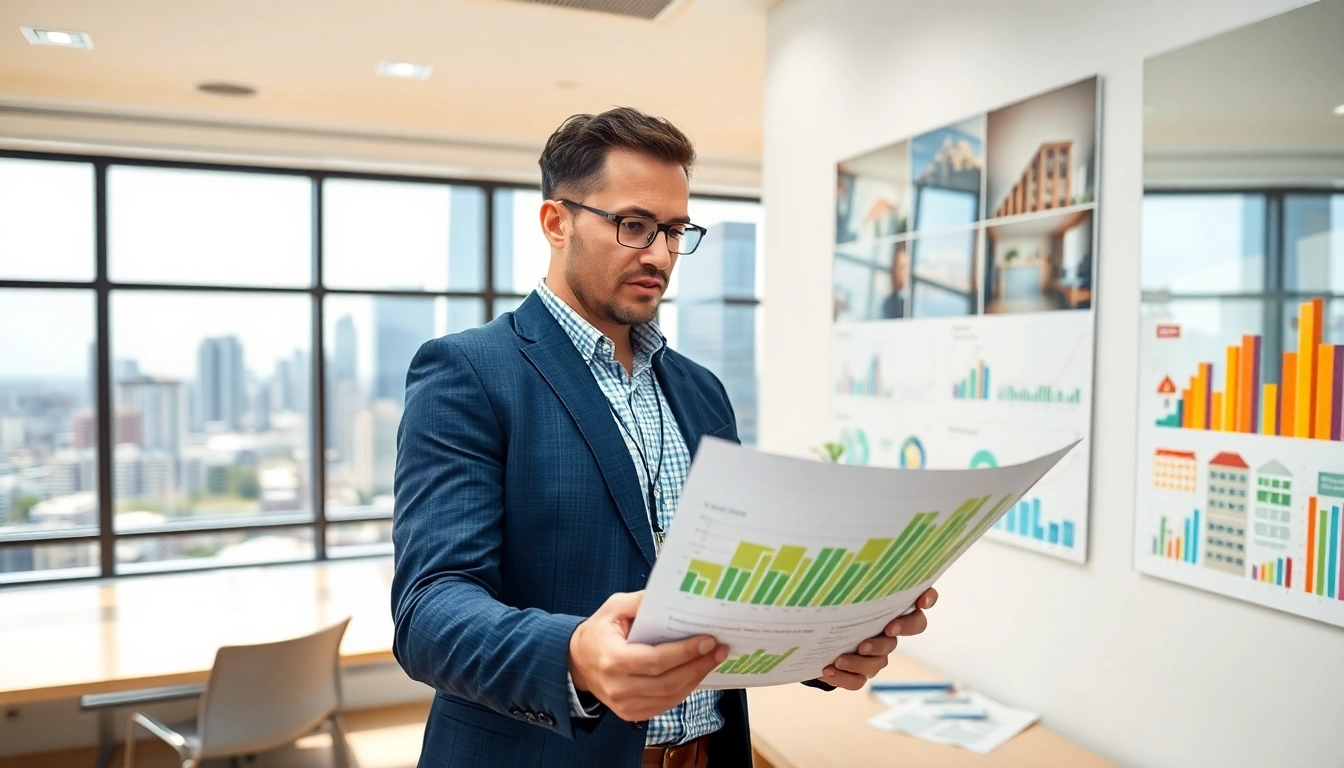 Investissement locatif dans une analyse immobilière par un professionnel, mettant en valeur le potentiel d'investissement.