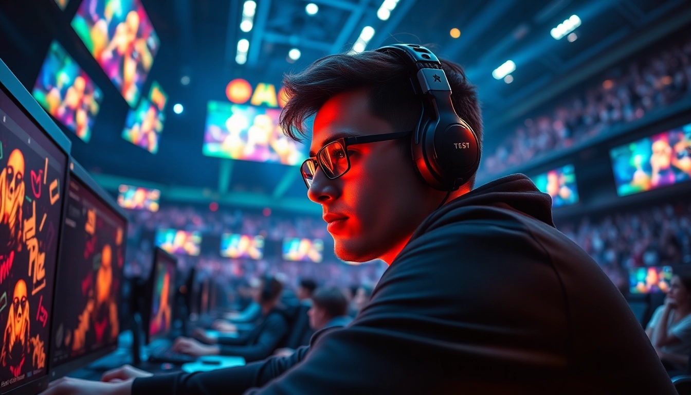 Intense esports gaming moment depicting CS6 Bets excitement with dynamic visuals.