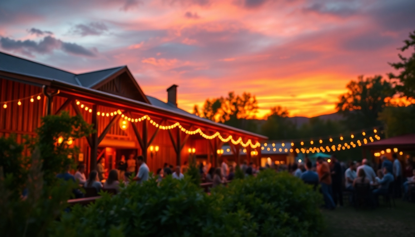 Families enjoying a lively evening at Firelight Barn Dinner Theater, featuring BBQ and entertainment.