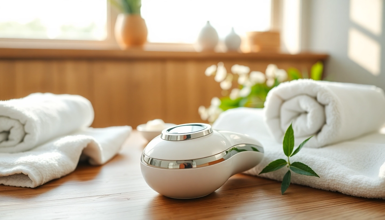 Enhance your skincare routine with the effective quasar md plusreviews device highlighted on a serene backdrop.