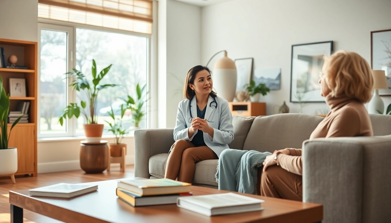 Connecting with the best psychiatrist in dubai during a calming therapy session.