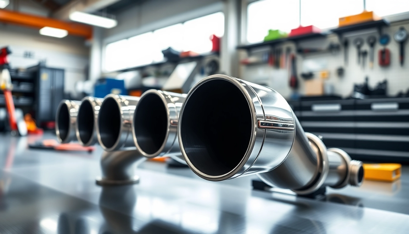 Elevate your vehicle's performance with high-quality charge pipes showcasing metallic details.