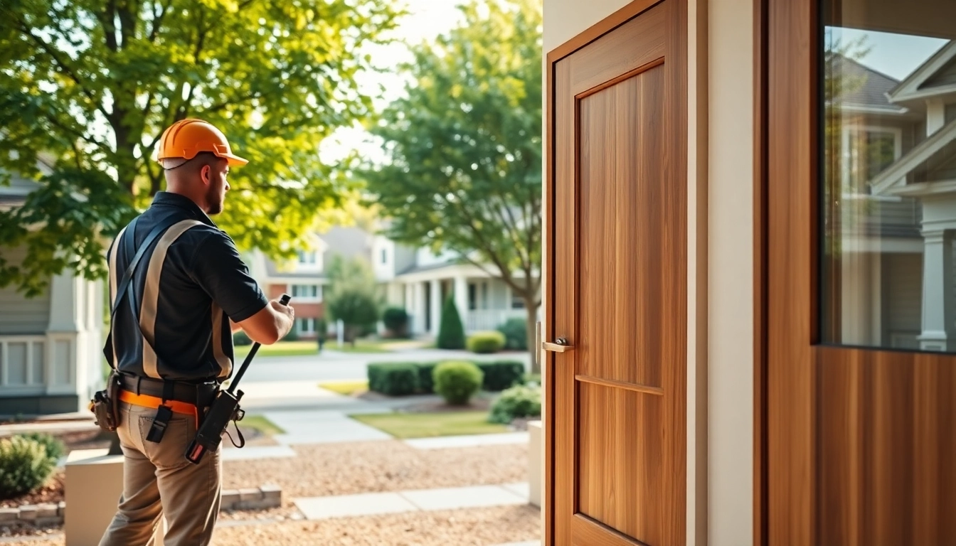 Door Replacement Portland Oregon with professional installation in a charming neighborhood.
