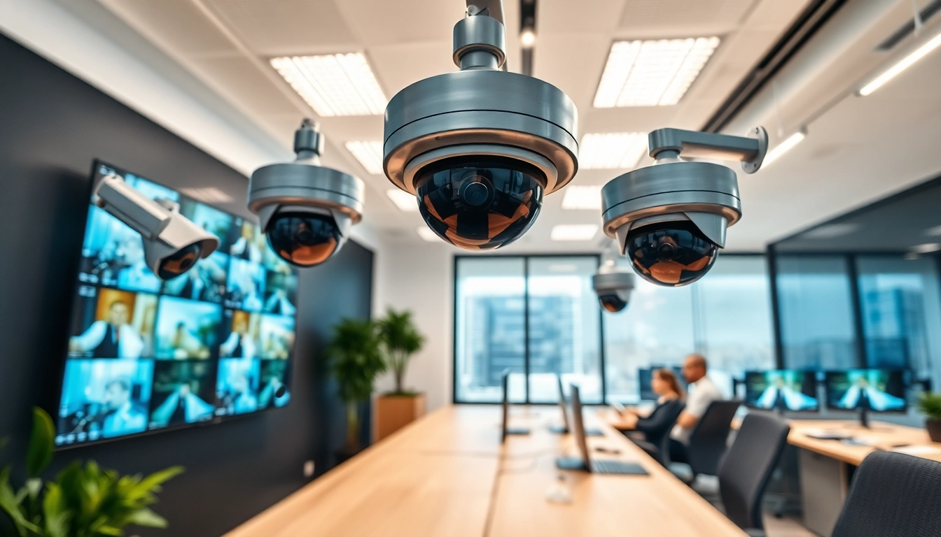 Enhance safety with professional CCTV & Remote Monitoring systems in a modern office.