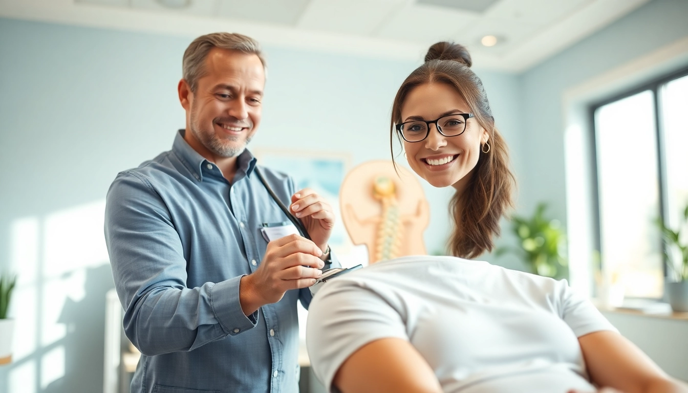 San Jose Chiropractor performing a spinal adjustment in a welcoming clinic.