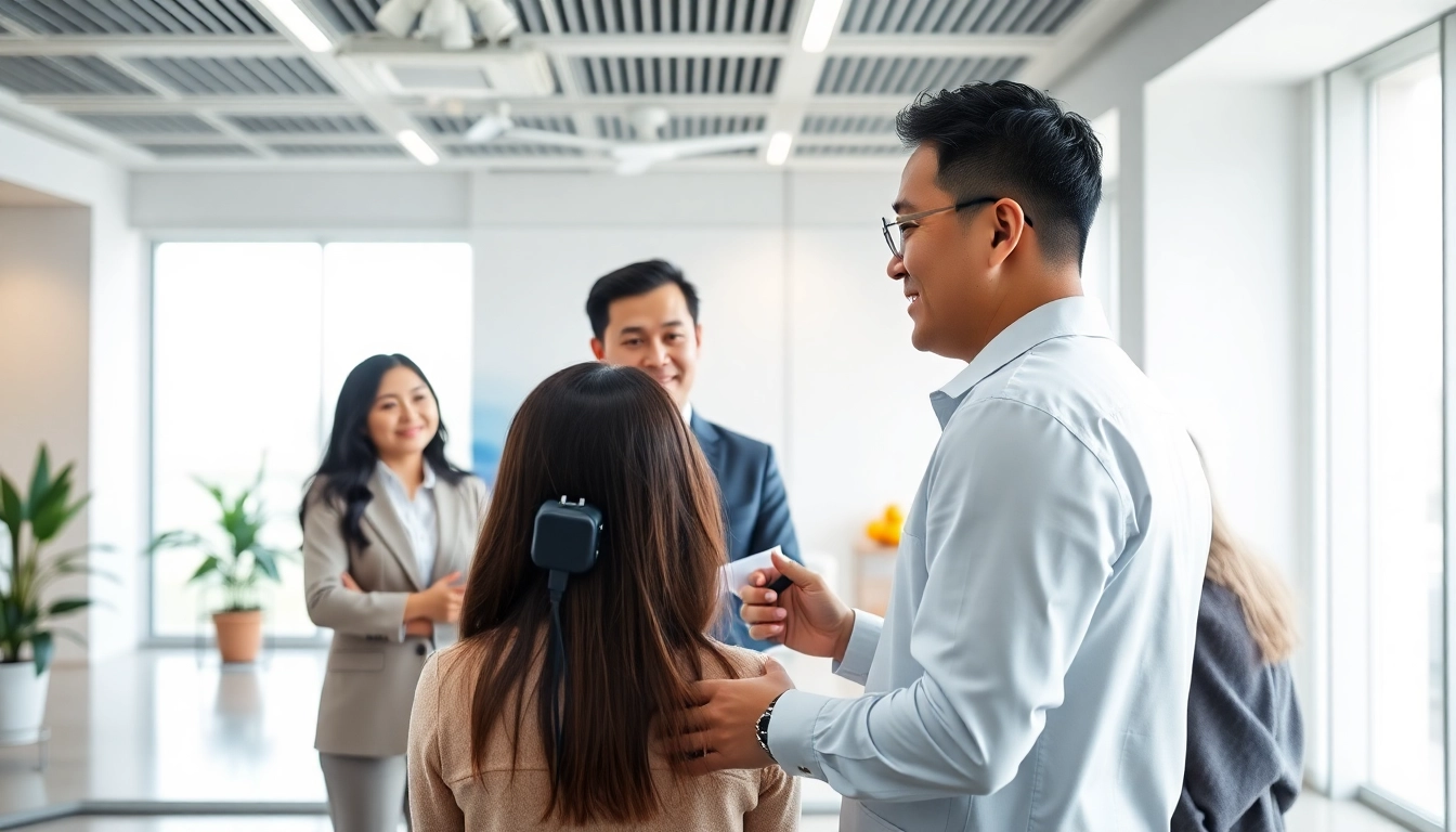 Hướng dẫn thông tin bảo hiểm tại https://luatbaohiem.edu.vn trong một văn phòng hiện đại.