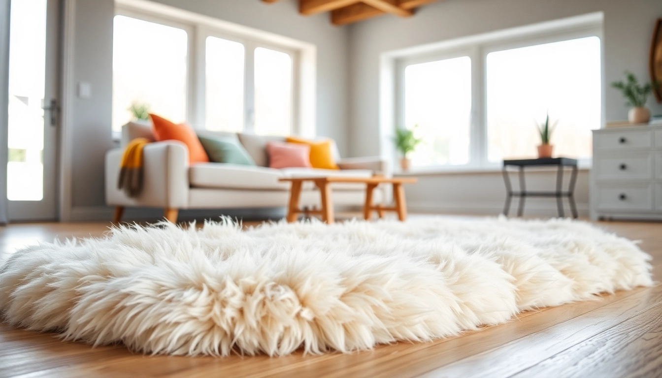 Enhance your space with a luxurious Double sheepskin rug adding warmth and elegance.