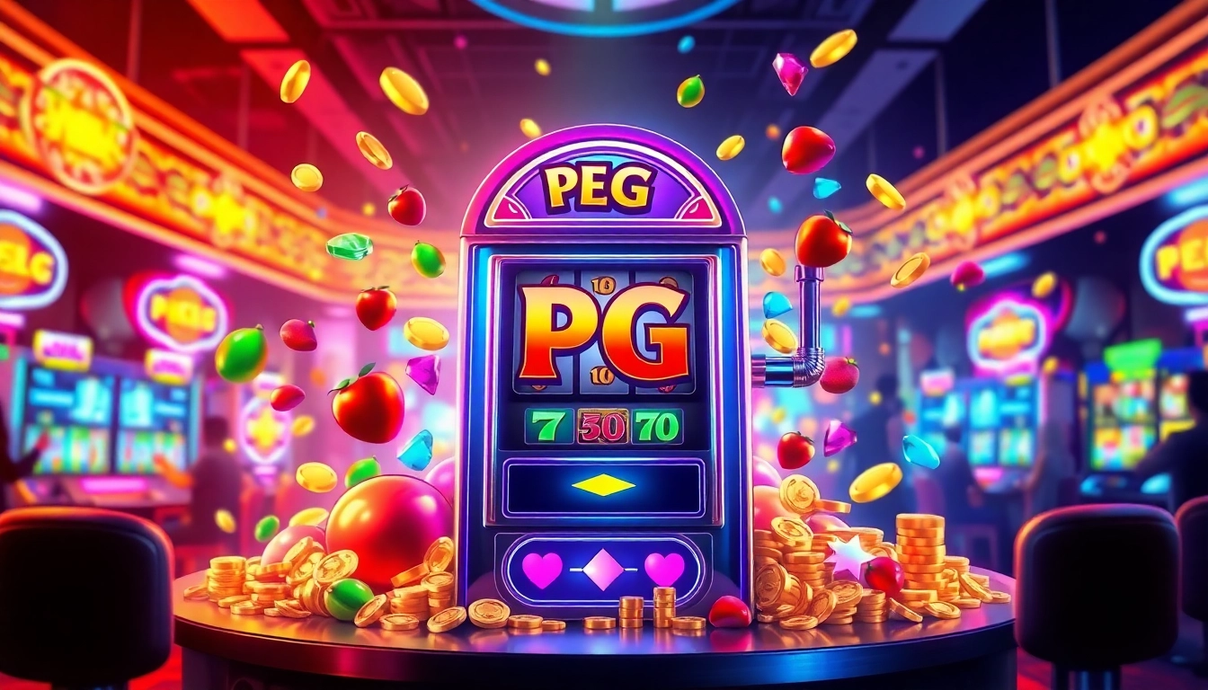 เล่น pg slot บนเครื่องสล็อตที่สดใสท่ามกลางบรรยากาศคาสิโนที่มีชีวิตชีวา