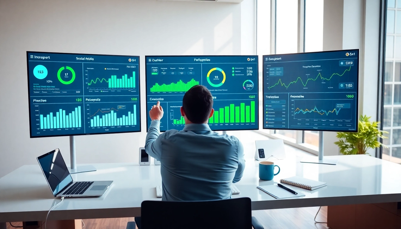 Manage the best smm panel effectively with a high-tech social media management dashboard.