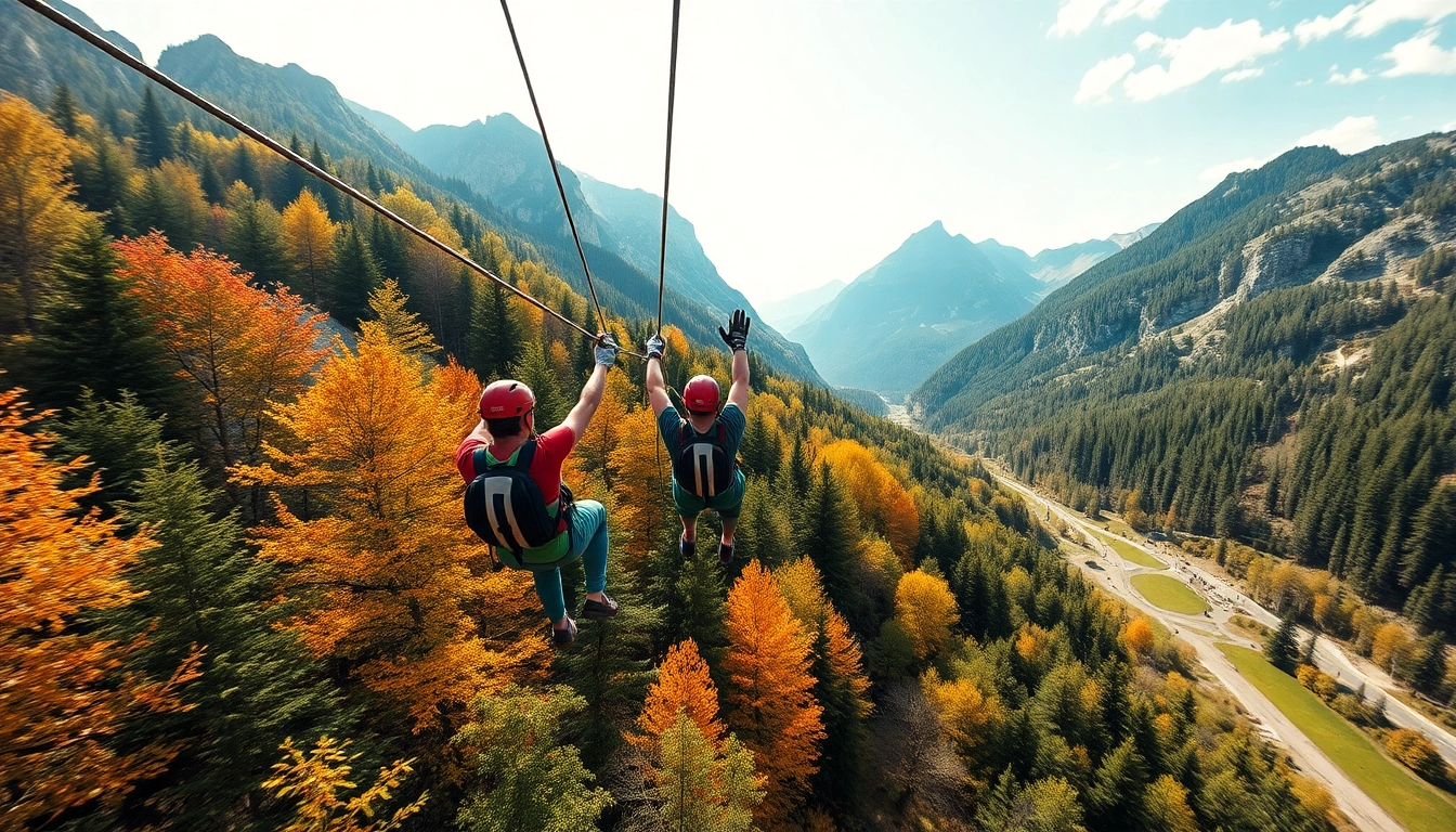 Doživite vznemirjenje Bovec zipline, ki prinaša čudovite poglede na slikovito dolino Učja.