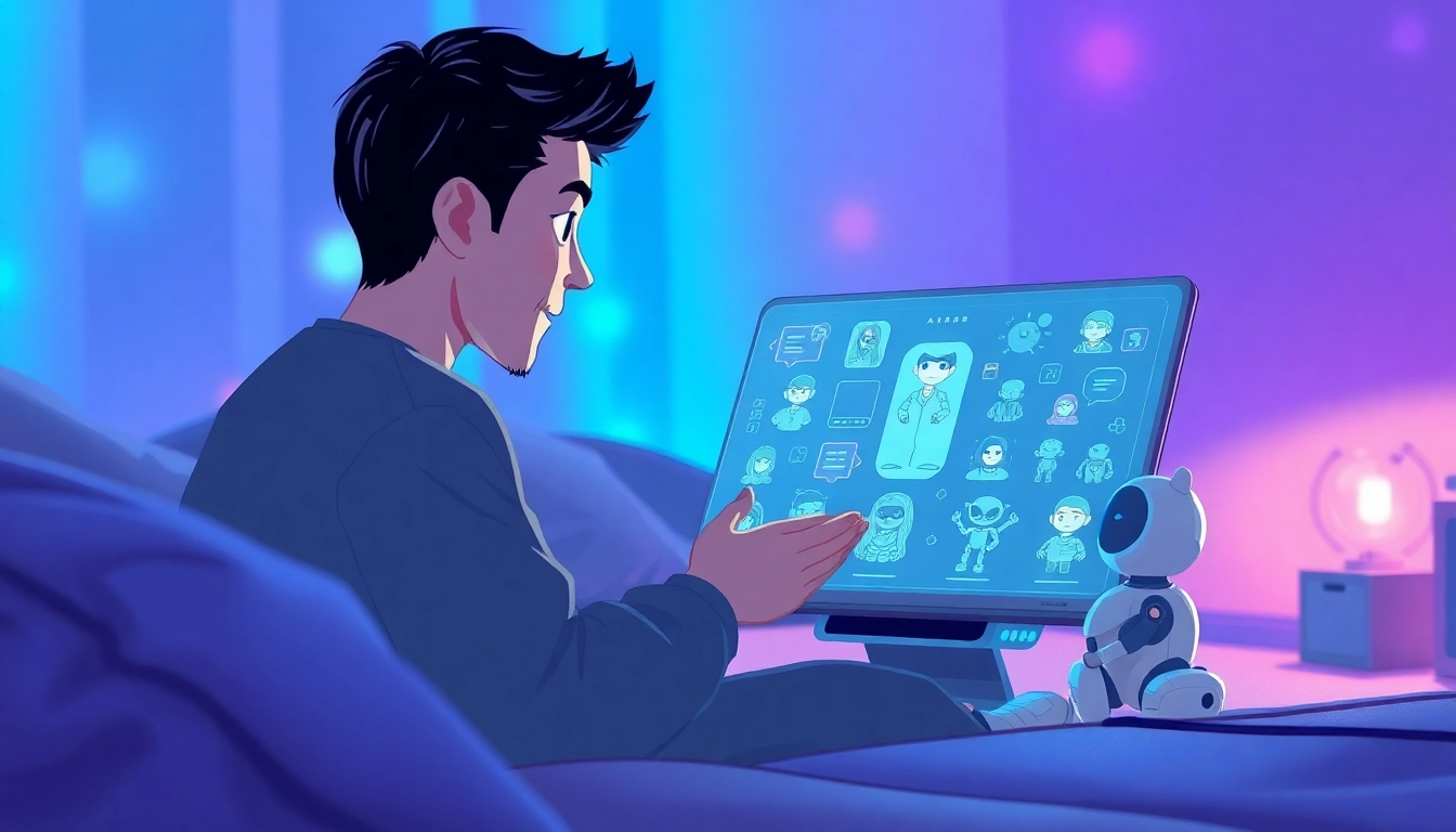 Engage with an AI companion unlimited through immersive digital interactions in a friendly setting.