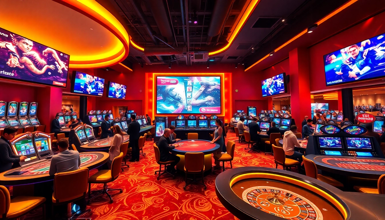Experience the thrill of filbet with players engaged at a modern online casino setup.